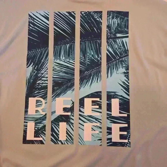 Reel Life Mens Long Sleeve Crewneck Fishing Performance Shirt Gray Size XXL - Picture 6 of 7